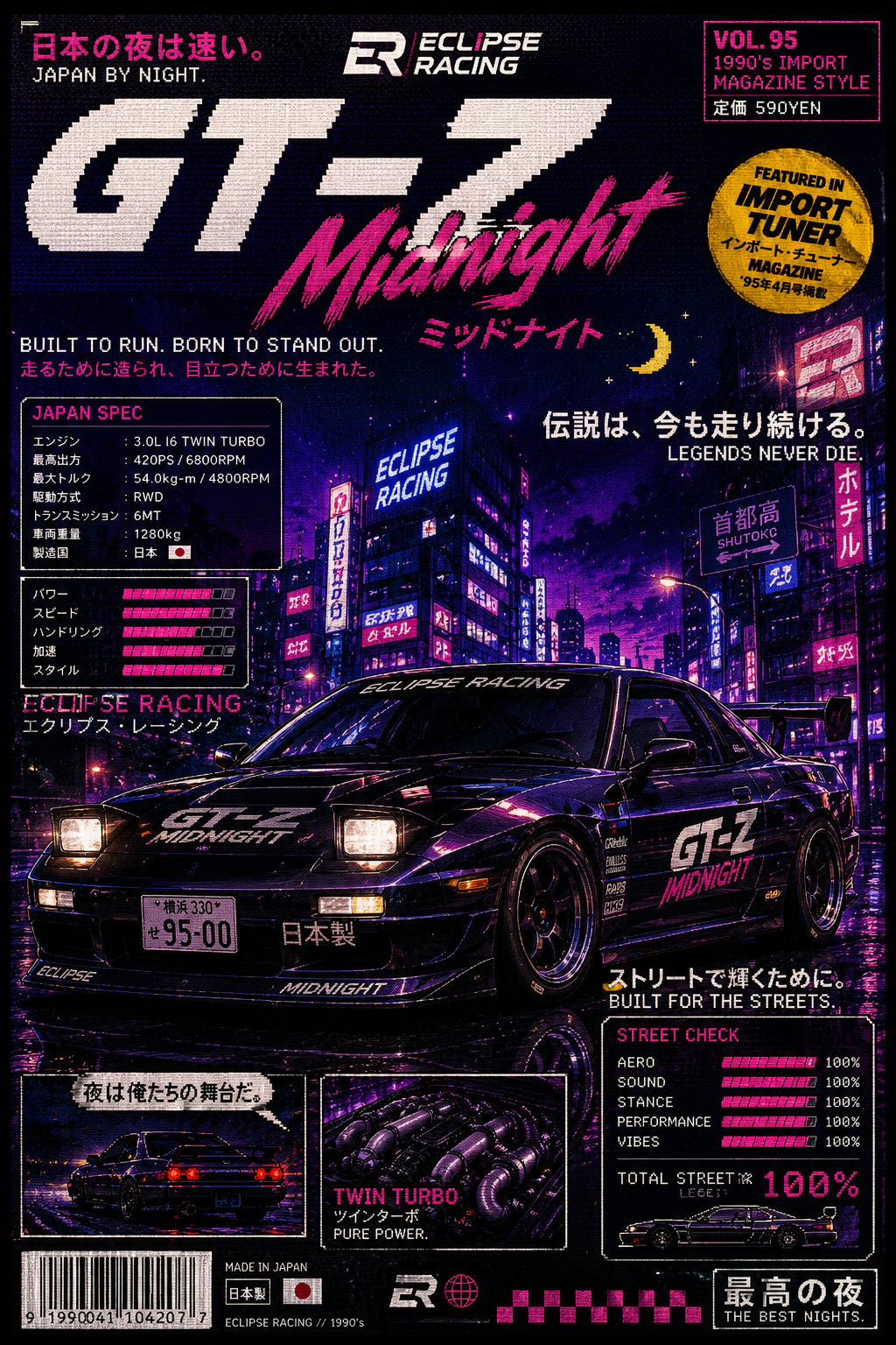 RX-95 rally wallpaper preview